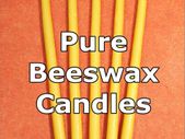 Blessed Russian Church 100% Pure Beeswax Candles 31x0.9cm 20g Handmade Lot Of 5
