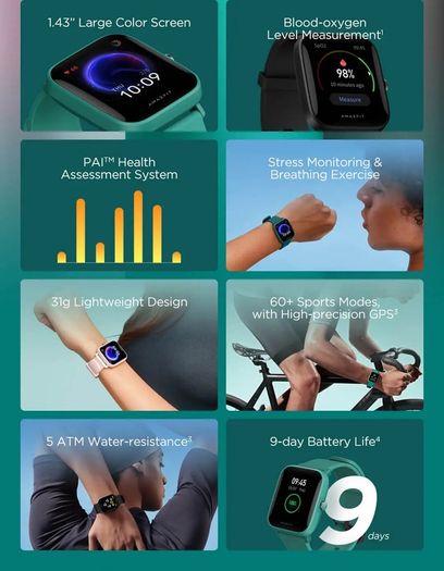 Xiaomi Amazfit Bip U Smart Watch with Alexa
