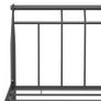 Bed Frame Black Metal 180x200 cm Image 5