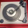 Red Fidelity Hf29 Vintage Record Player Image 3