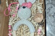 All handmade  Rattle &amp; soother chain 15 each