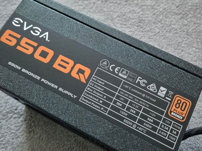 Evga 650 Bq 80+ Bronze