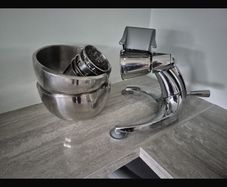 Genuine Saladmaster Hand Crank Food Processor Complete Set