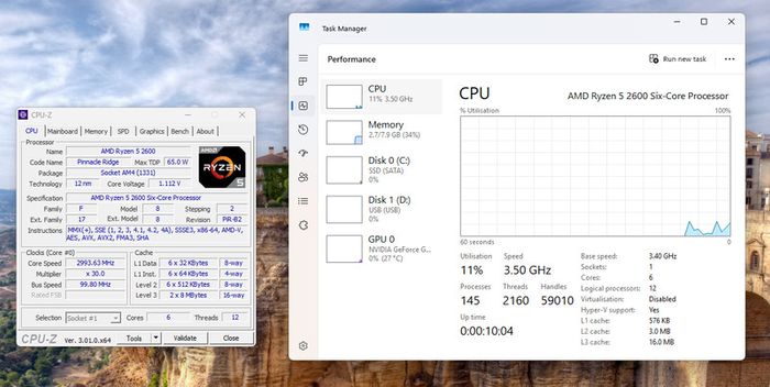 Amd Ryzen 5 2600 Am4 Cpu