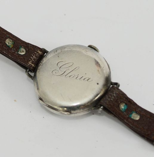 Vintage Silver Trench Wrist Watch