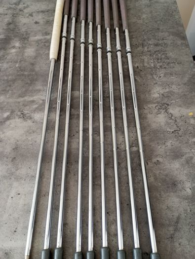 Women's L flex golf irons and putter.