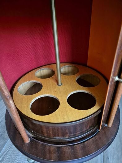 Revolving Bar Cabinet