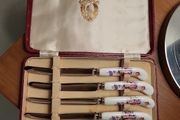 Royal Crown Derby Posie butter knives bone china