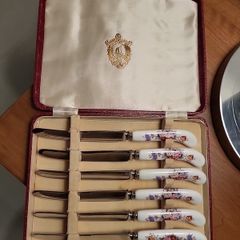 Royal Crown Derby Posie butter knives bone china