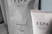 Espa Bergamot &amp; Jasmine Bath Salts 50g, and Body Lotion 30ml, new