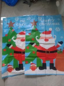 Large plastic Santa sacks