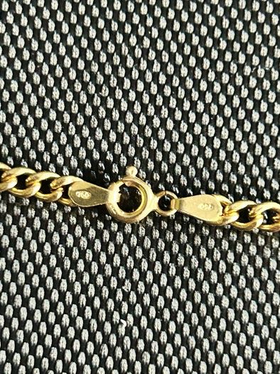 18ct Gold Chain 10g 50cm stamped 750