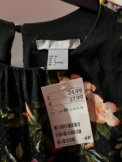 H&M Dress Eur36, BNWT