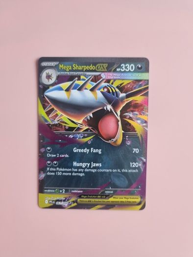 Mega Sharpedo Ex (061/094) Pokemon Card from Phantasmal Flames Mega Evolution