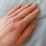 Silver + gold plated ladies ring: Ti Sento Image 4