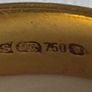 18ct Gold Men's Wedding Ring  7g  UK Hallmarked Image 2