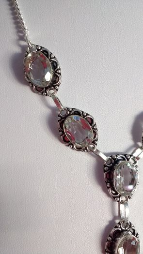 White Topaz Necklace