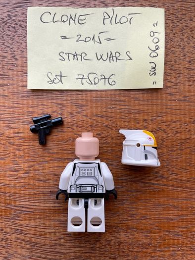 Lego minifigure Clone Pilot sw0609 - 2015