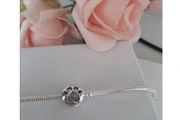 New genuine pandora paw print charm