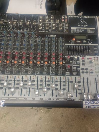 Behringer mixing desk and radio mics