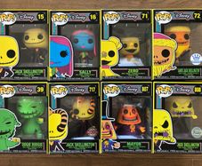 Funko The Nightmare Before Christmas Blacklight Bundle (8 Pops!)