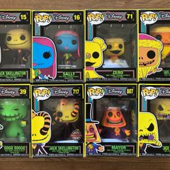 Funko The Nightmare Before Christmas Blacklight Bundle (8 Pops!)