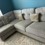 Corner sofa and Arm Chair with Foot Stool Image 5