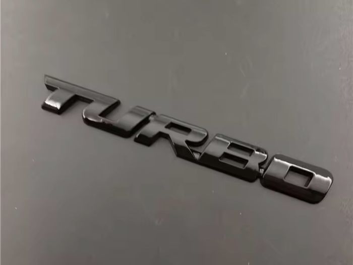 Turbo boot fender sticker