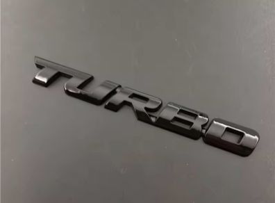 Turbo boot fender sticker