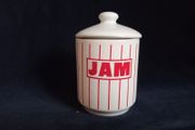 pottery jam pot