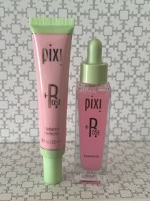PIXI ROSE essence oil and radiance perfector brand new
