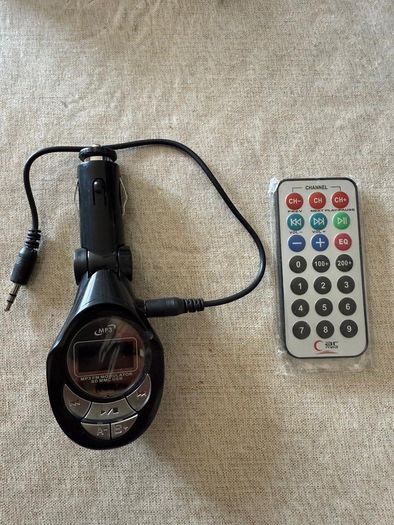 car Fm transmitter with remote control