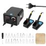 BRAND NEW 100W Soldering Iron Wood Burner Adjustable Temperature Digital Pyrography Dual Pen Burning Machine Image 3