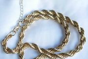 Vintage Gold Plated Chain 21" Necklace