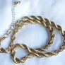 Vintage Gold Plated Chain 21" Necklace Image 8