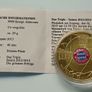 Bayern Munich Treble Season 24 Karat Gold plated Proof 2012 / 2013 Image 2