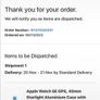 Apple Watch Apple Watch SE GPS, 40mm Starlight Aluminium Case Image 5