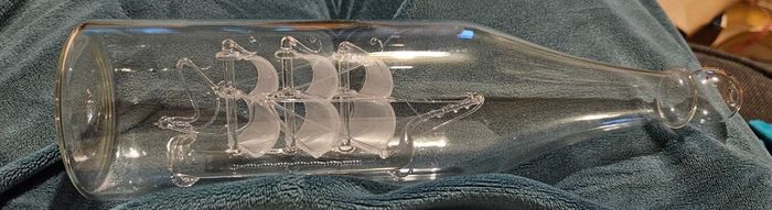 Small Ship in Bottle