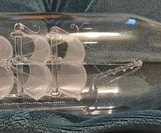 Small Ship in Bottle