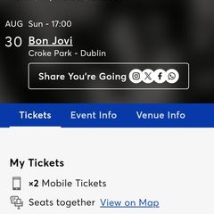 Concert tickets