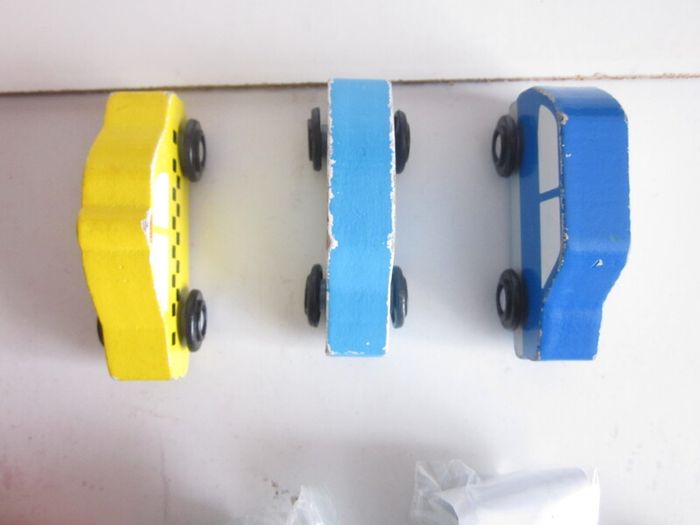 Melissa & Doug Wooden Car Set