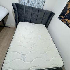 Double 4'6" Bed Frame and Mattress Thermo Cool Pocket 2000