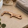 Personalised Bald Man's Comb | Funny Gift for Bald Men | Custom Name Bald Joke Gift | Secret Santa Gift for Him | Novelty Gift for Dad Image 2