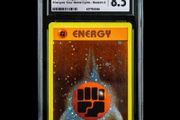 Fighting Energy CGC 8.5 NM-Mint+ Graded Energize Your Game Cycle Holo Rare Graded Pokemon Card League Promo Season 2 2002 Vintage