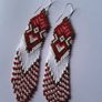 The Terracotta earrings, handwoven Image 5