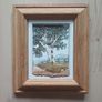 Framed Picture 3D Effect Embossed Vintage Country Scene 12x14cm 1990 Image 2
