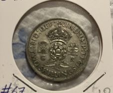 British Florin 1941 (50% Silver)