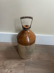 Antique WW1 SRD Rum Crock
