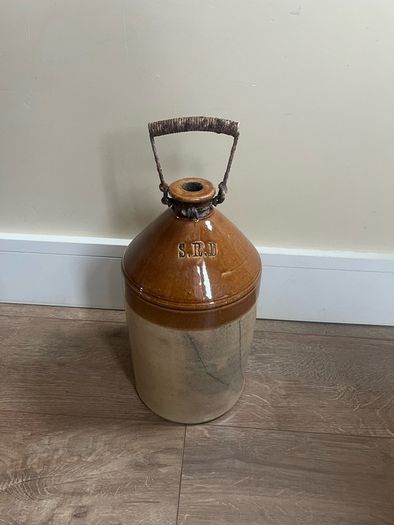 Antique WW1 SRD Rum Crock