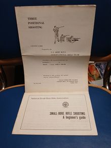 Rifle shooting booklets x2